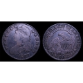 1827 Bust Half Dollar, O-140, R-4+, VF